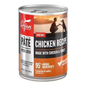 Orijen Dog Grain-Free Pate Poultry, 12.8 oz each, Case of 12