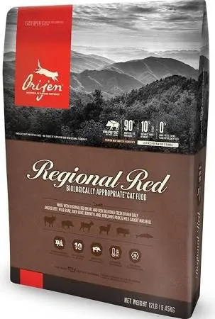Orijen Grain Free Regional Red Dry Cat Food-12-lb-{L+x} - Image 2