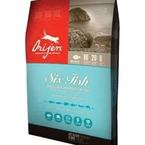 Orijen Grain Free Six Fish Dry Cat Food-12-lb-{L+x}