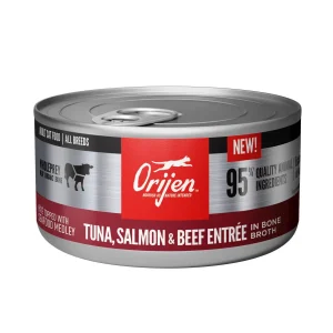 Orijen Pâté w/Shreds Canned Cat Food Seafood Medley Tuna, Salmon & Beef 24ea/3 oz