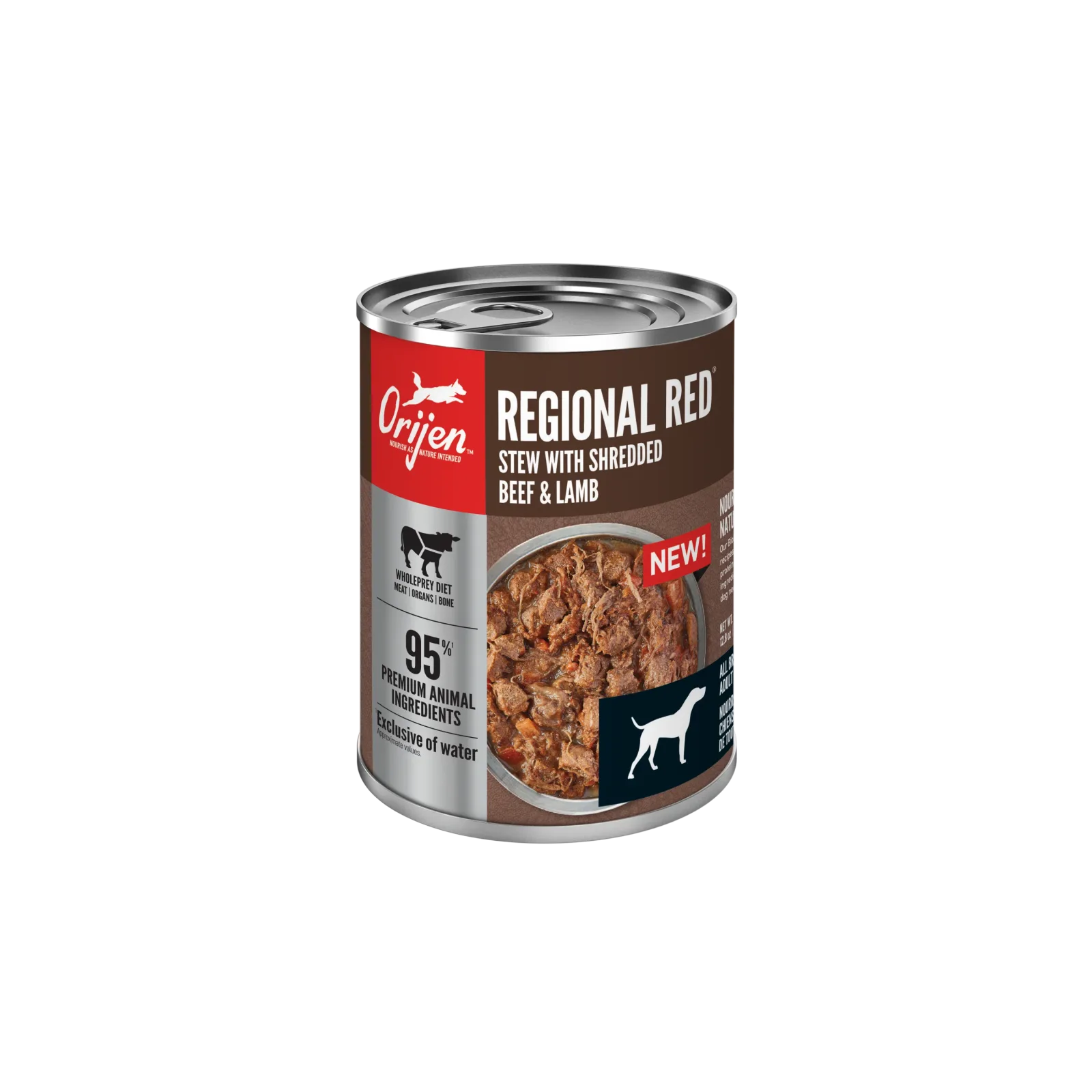 ORIJEN Premium Wet Dog Food Regional Red Stew, 12.8oz