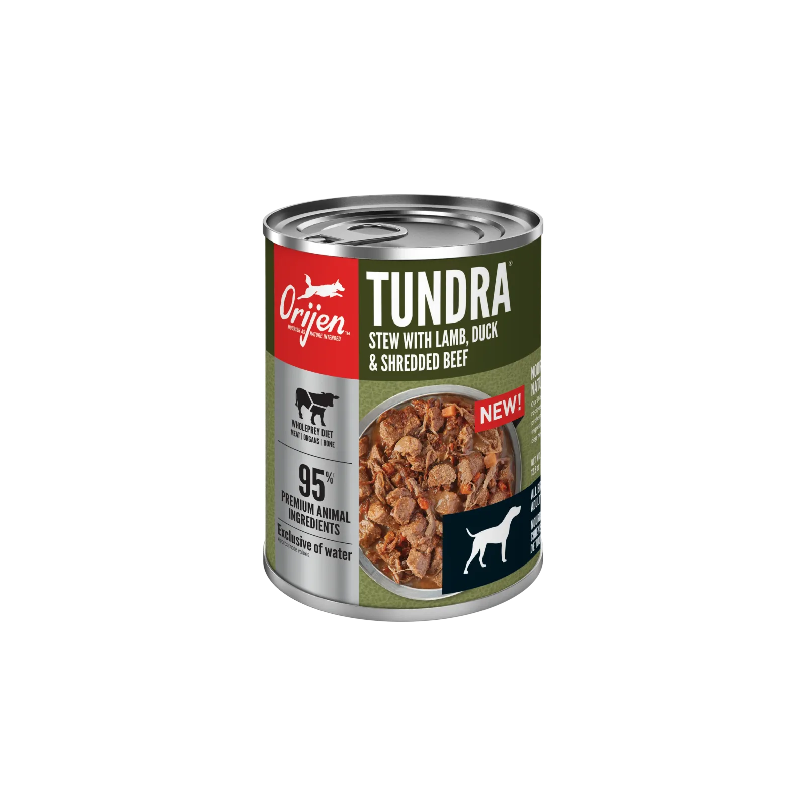 ORIJEN Premium Wet Dog Food Tundra Stew, 12.8oz