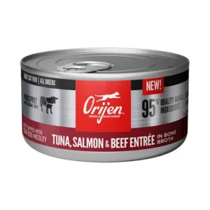 Orijen Tuna, Salmon & Beef Entree In Bone Broth Canned Cat Food