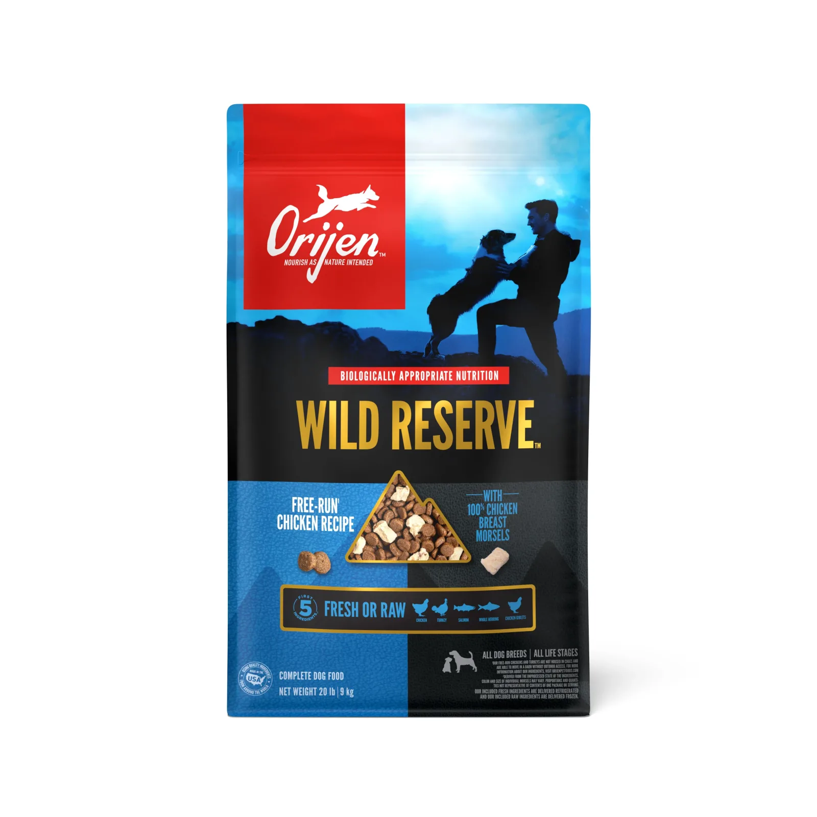 Orijen Wild Reserve Dry Dog Food Free-Run Chicken 20 lb