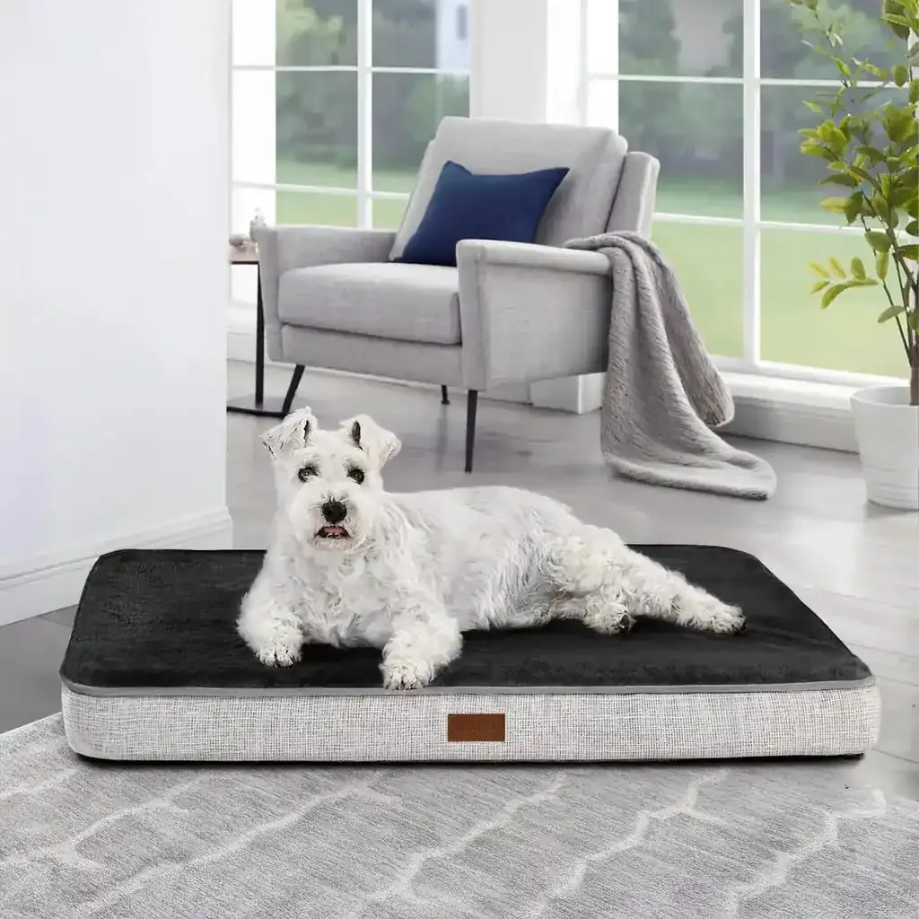 Orthopedic Dog Bed with Washable Cover, Non-Slip