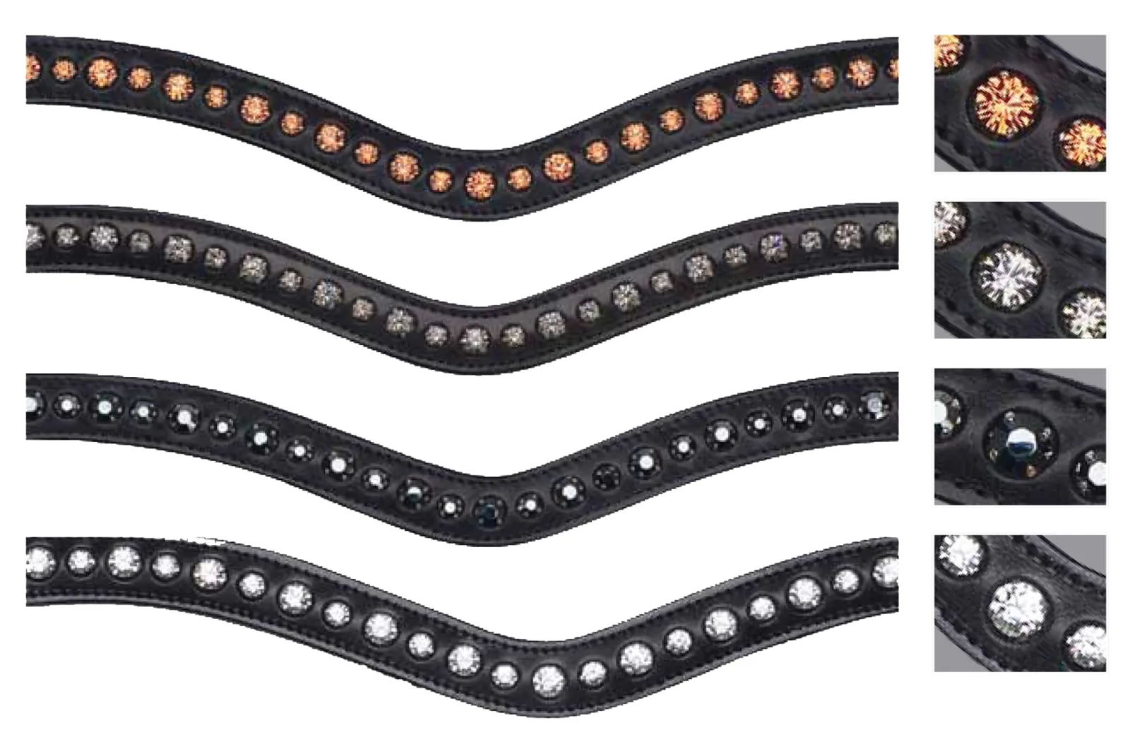 Otto Schumacher Fancy Stone Browband