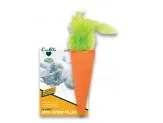 OurPets Cosmic 24 Karat Carrot Catnip Cat Toy, Orange, Green - Image 2