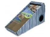 OurPets Cosmic Alpine Cat Scratcher, Brown, Yellow - Image 2