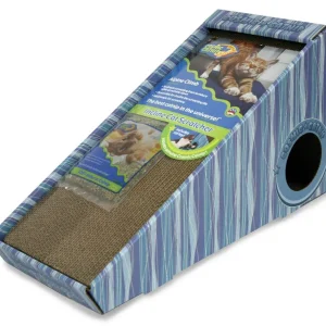 OurPets Cosmic Alpine Cat Scratcher, Brown, Yellow