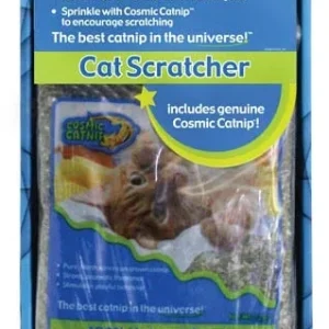 OurPets Cosmic Single Wide Cat Scratcher, Brown, Yellow