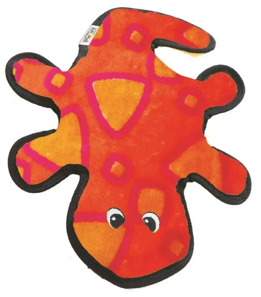 Outward Hound Invincibles Gecko - Orange/Red Medium