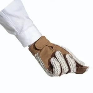 Ovation Ladies Sport Crochet Back Glove 7.5 Black