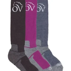 Ovation Ladies Tech Merino Wool Socks 8-10 Grey