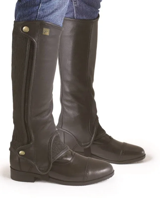 Ovation Precise Fit Full Grain Half Chaps 16" Heig - Image 2