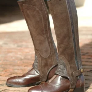 Ovation Suede Stitched Rib 1/2 Chap