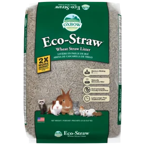 Oxbow Animal Health Eco-Straw Wheat Straw Litter 20lb