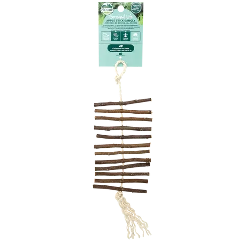 Oxbow Animal Health Enriched Life Apple Stick Dangly Small Animal Toy One Size - Image 2