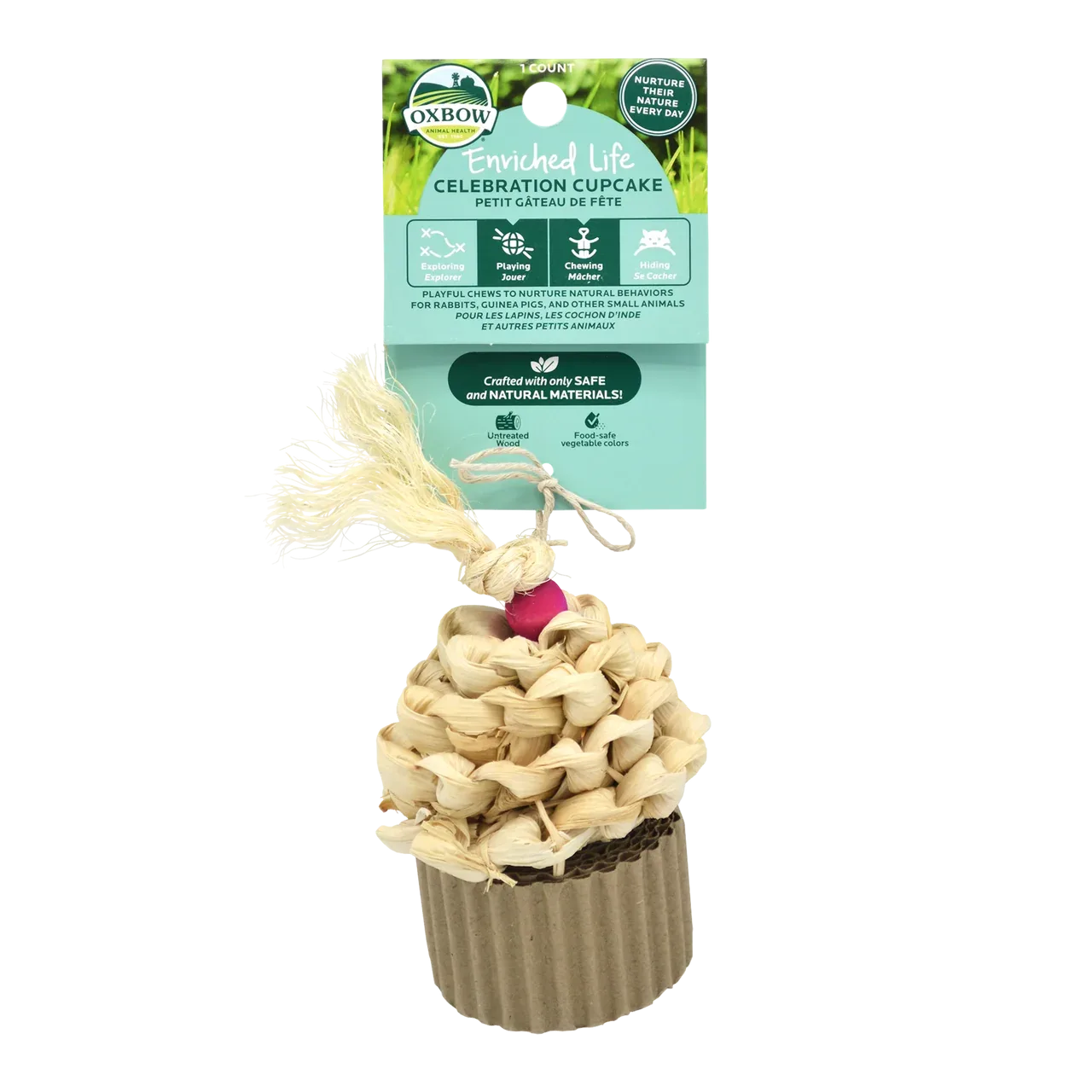 Oxbow Animal Health Enriched Life Celebration Cupcake Small Animal Chew One Size