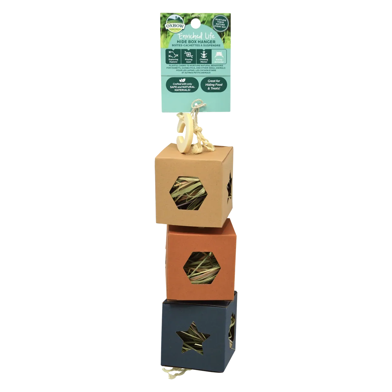 Oxbow Animal Health Enriched Life Hide Box Hanger Small Animal Chew One Size