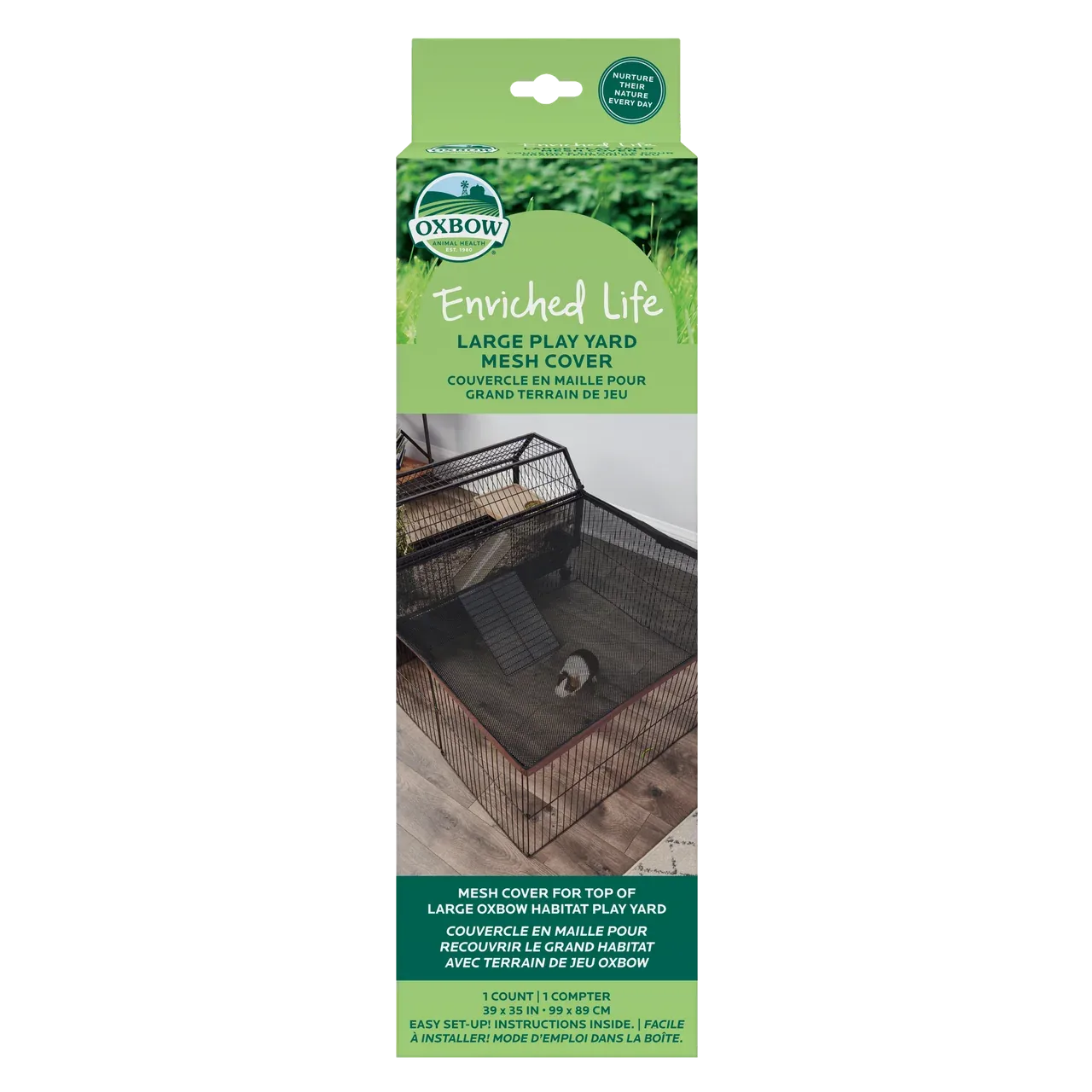 Oxbow Animal Health Enriched Life Play Yard Mesh Cover LG