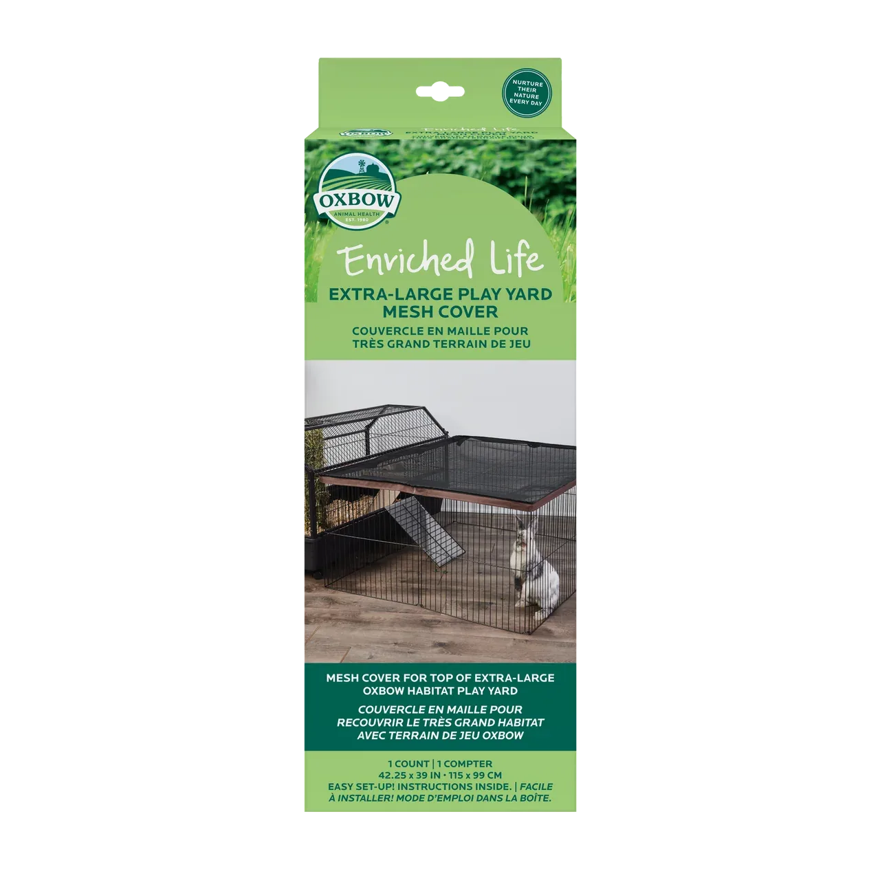 Oxbow Animal Health Enriched Life Play Yard Mesh Cover XL