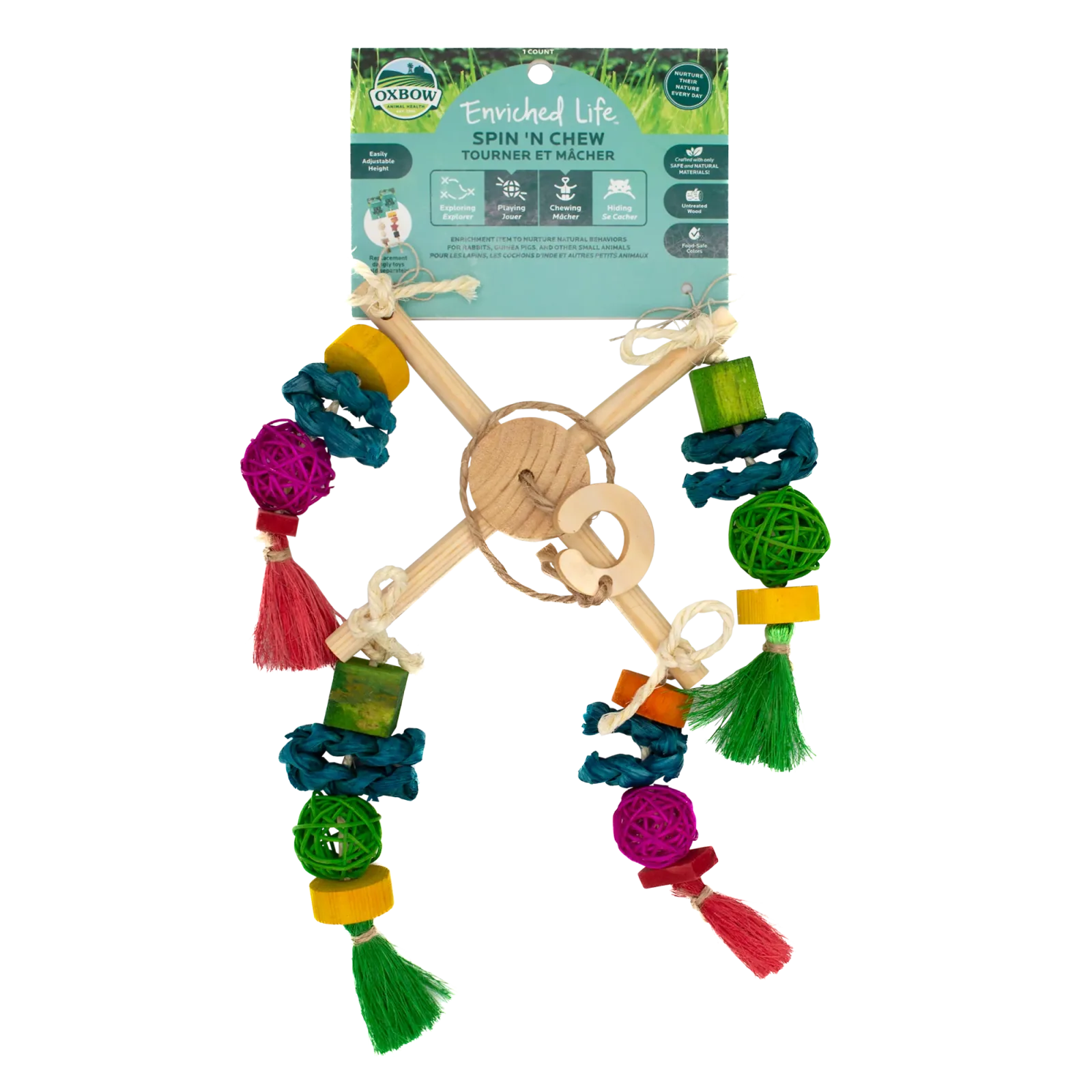 Oxbow Animal Health Enriched Life Spin 'n Chew Small Animal Chew Toy