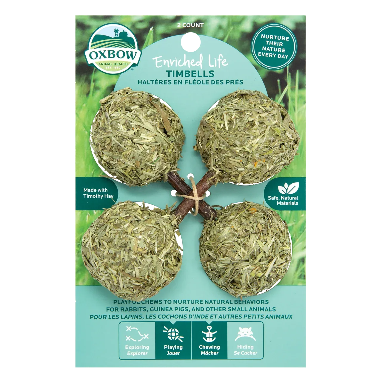 Oxbow Animal Health Enriched Life Timbells Small Animal Toy One Size