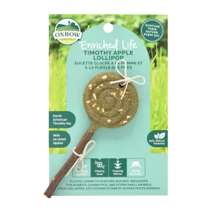 Oxbow Animal Health Enriched Life Timothy Lollipop Apple Small Animal Chew One Size