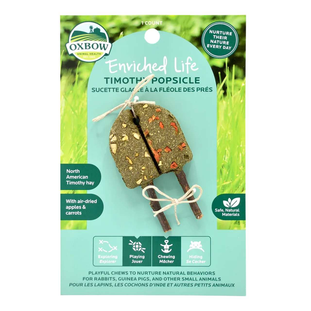 Oxbow Animal Health Enriched Life Timothy Popsicle Small Animal Chew One Size