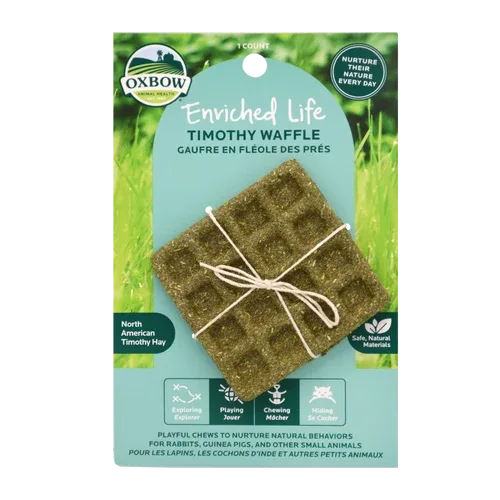 Oxbow Animal Health Enriched Life Timothy Waffle Small Animal Chew One Size (DD) - Image 2
