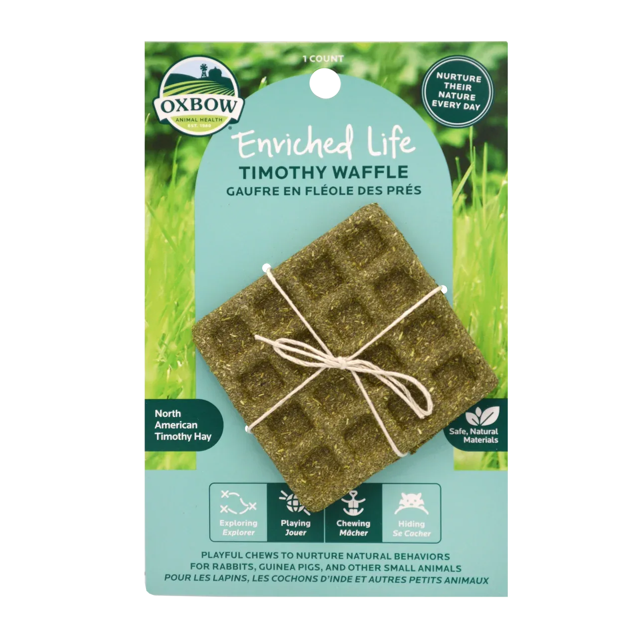Oxbow Animal Health Enriched Life Timothy Waffle Small Animal Chew One Size (DD)