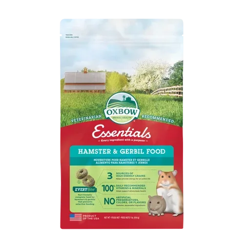 Oxbow Animal Health Essentials Hamster & Gerbil Food 1lb - Image 2