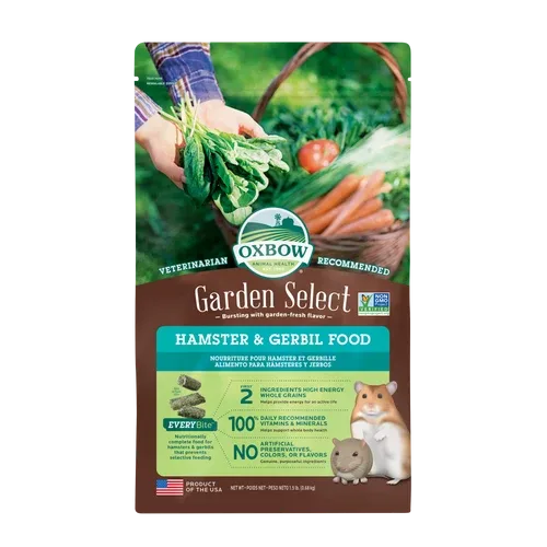 Oxbow Animal Health Garden Select Hamster & Gerbil Food 1.5lb - Image 2