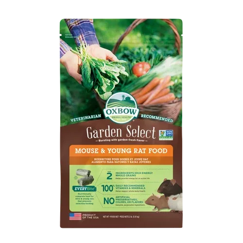 Oxbow Animal Health Garden Select Mouse & Young Rat Food 2lb - Image 2