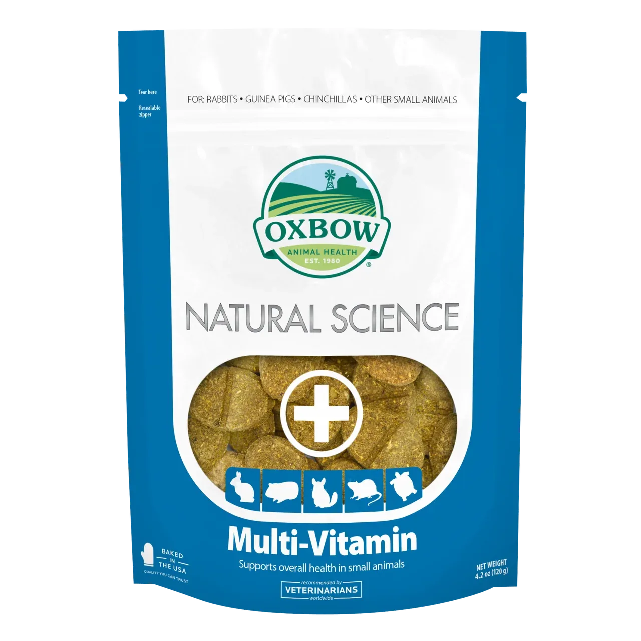 Oxbow Animal Health Natural Science Small Animal Multi Vitamin Supplement 4.2oz (DD)