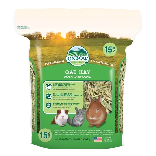 Oxbow Animal Health Oat Hay Small Animal Treat 15oz - Image 2