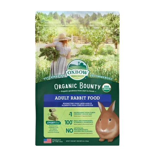 Oxbow Animal Health Organic Bounty Adult Rabbit Food 3lb - Image 2
