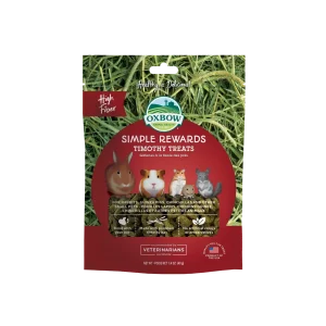 Oxbow Animal Health Simple Rewards High Fiber Timothy Small Animal Treats 1.4oz