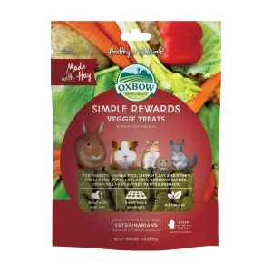 Oxbow Animal Health Simple Rewards Veggie Small Animal Treats 3oz