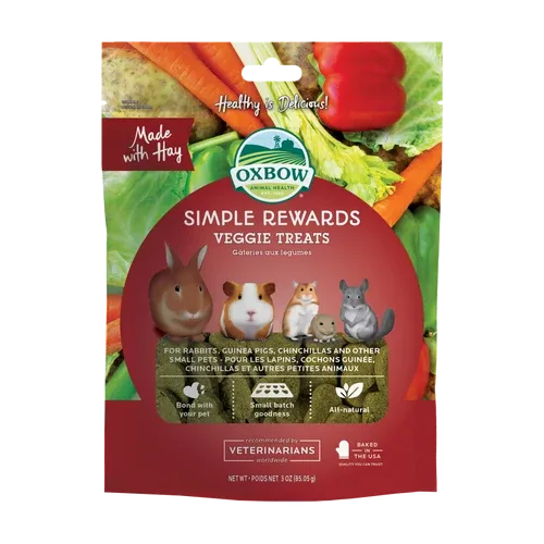 Oxbow Animal Health Simple Rewards Veggie Small Animal Treats 3oz - Image 2