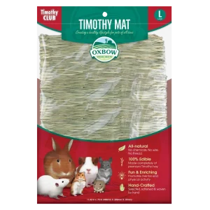 Oxbow Animal Health Timothy CLUB Timothy Hay Small Animal Mat LG