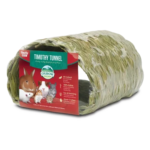 Oxbow Animal Health Timothy CLUB Timothy Hay Small Animal Tunnel Tan One Size - Image 2
