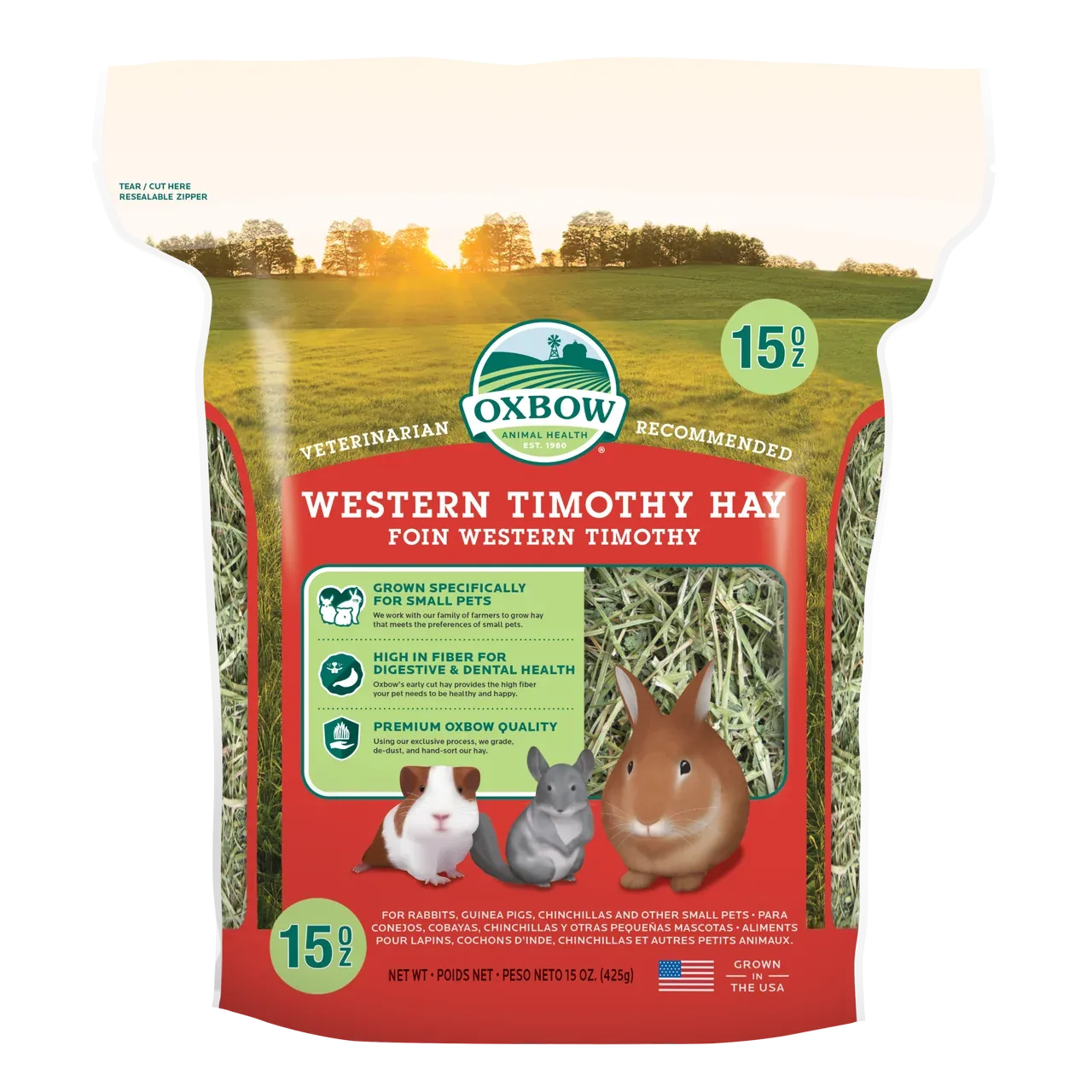 Oxbow Animal Health Western Timothy Hay 15oz