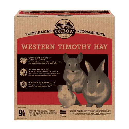 Oxbow Animal Health Western Timothy Hay 9lb - Image 2