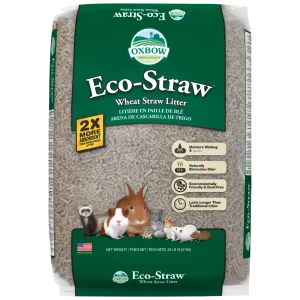 Oxbow Eco Straw Wheat Straw Litter 20lb for Small Animals