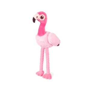 P.L.A.Y. Fletching Flock Flora The Flamingo Plush Dog Toy