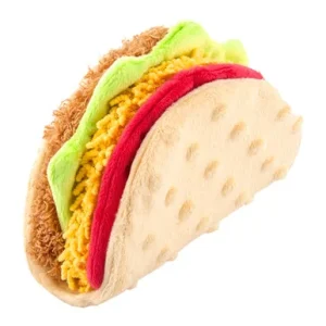 P.L.A.Y. International Classic Tail Waggin' Taco Interactive Plush Dog Toy
