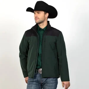 Panhandle Powder River Softshell Hunter Green Jacket