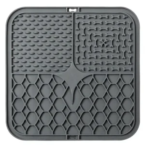 Park Life Designs Dark Gray Dog Interactive & Calming Lick Mat