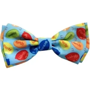 Party Time Bow Tie Blue Large
